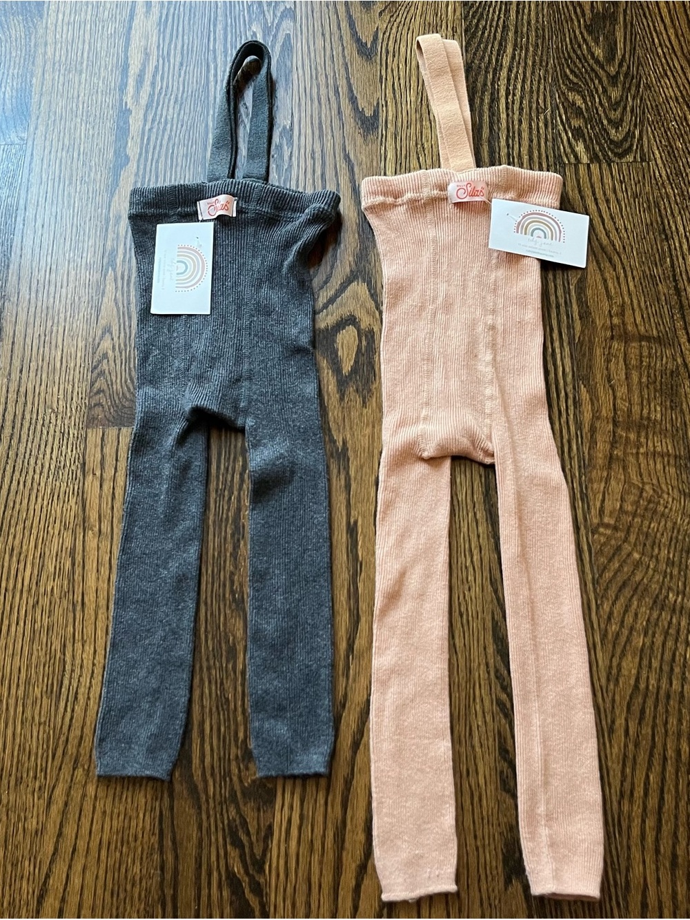 Silly Silas Footless Cotton Suspender Tights Bundle (1-2Y and 2-3Y)